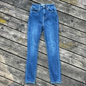 Pistola High Rise Skinny Jeans Dark Wash Size 25 (US 0) P6651SHR-DL0 EUC